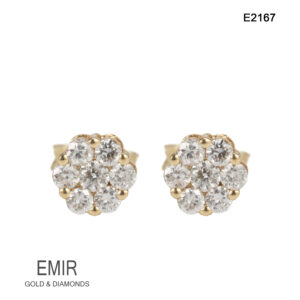 Cercei Aur cu DIAMANT E2167